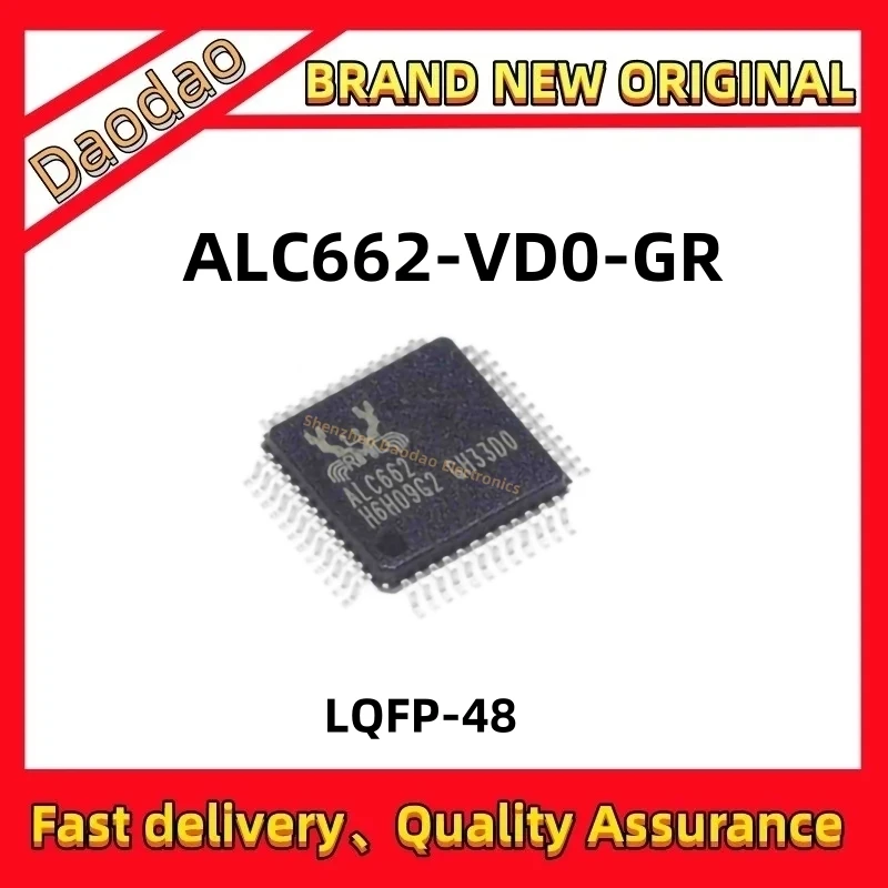 Quality New ALC662-VD0-GR ALC662-VD0 ALC662-VD ALC662 ALC IC chip LQFP-48