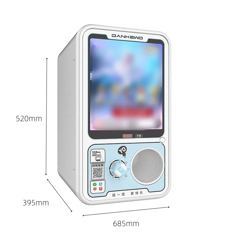 75-100mm Surprise Twist Egg Coin Operated Game Gachapon Machine Capsule Toy Vending Machine