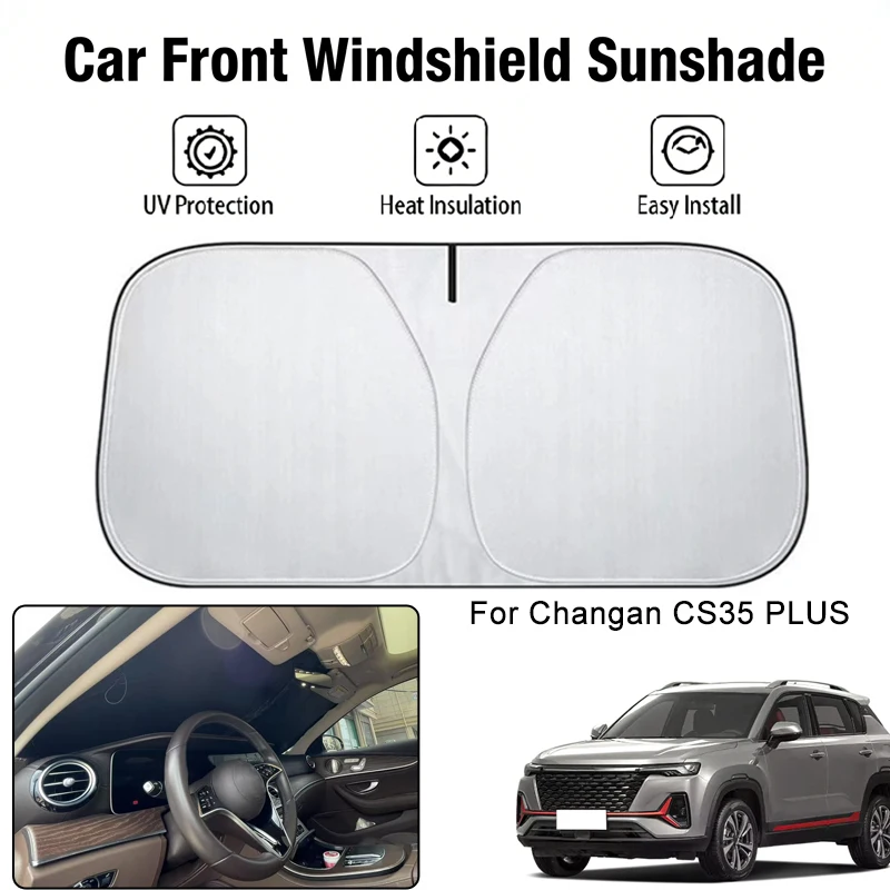 

Car Front Windshield Sunshade Cover For Changan CS35 PLUS UV Block Heat Insulation Auto Interior Accessories