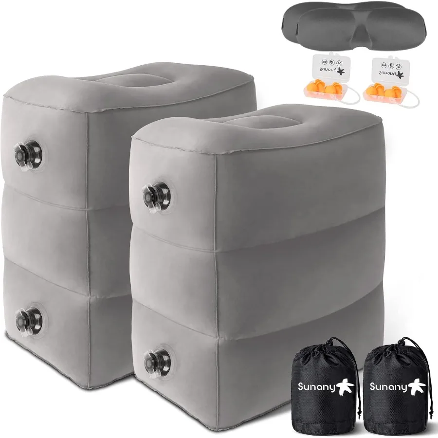 

Надувная дорожная подушка для ног Sunany, кровать-самолет для малышей, регулируемая высота, портативные подъемные поезда для ног, автомобили Hom