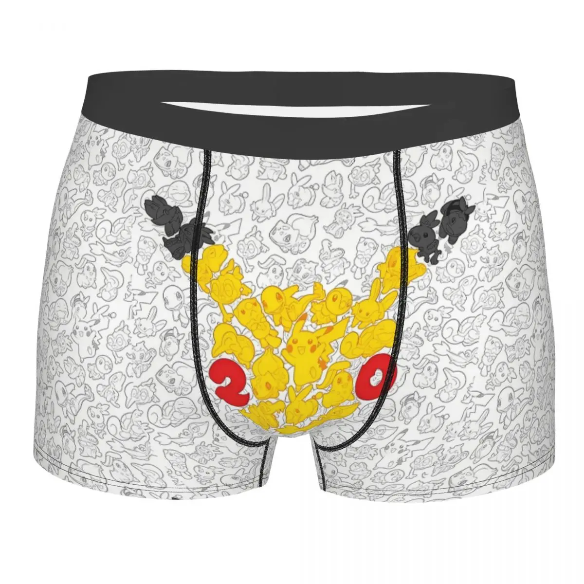 Pikachu Pokemoned Gengers Merch Boxers Shorts Ropa interior humorística Boxer Pantalones Gag Regalos para hombre