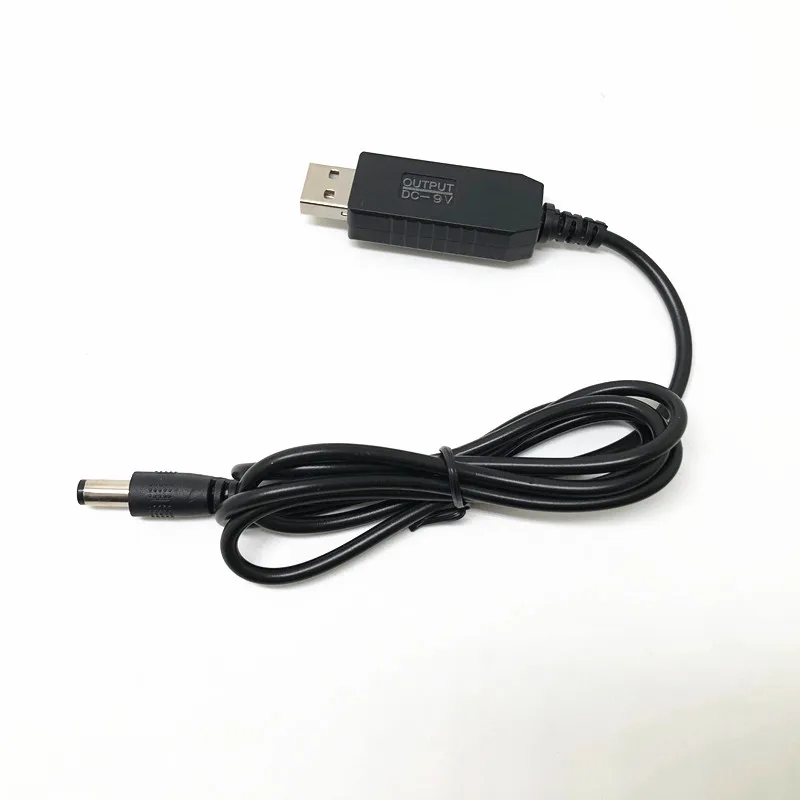 와이파이-보조베터리 케이블 커넥터, DC 5V-12V USB 케이블 부스트 컨버터, 스텝 업 코드, 와이파이 라우터 모뎀 선풍기, 5.5x2.1mm