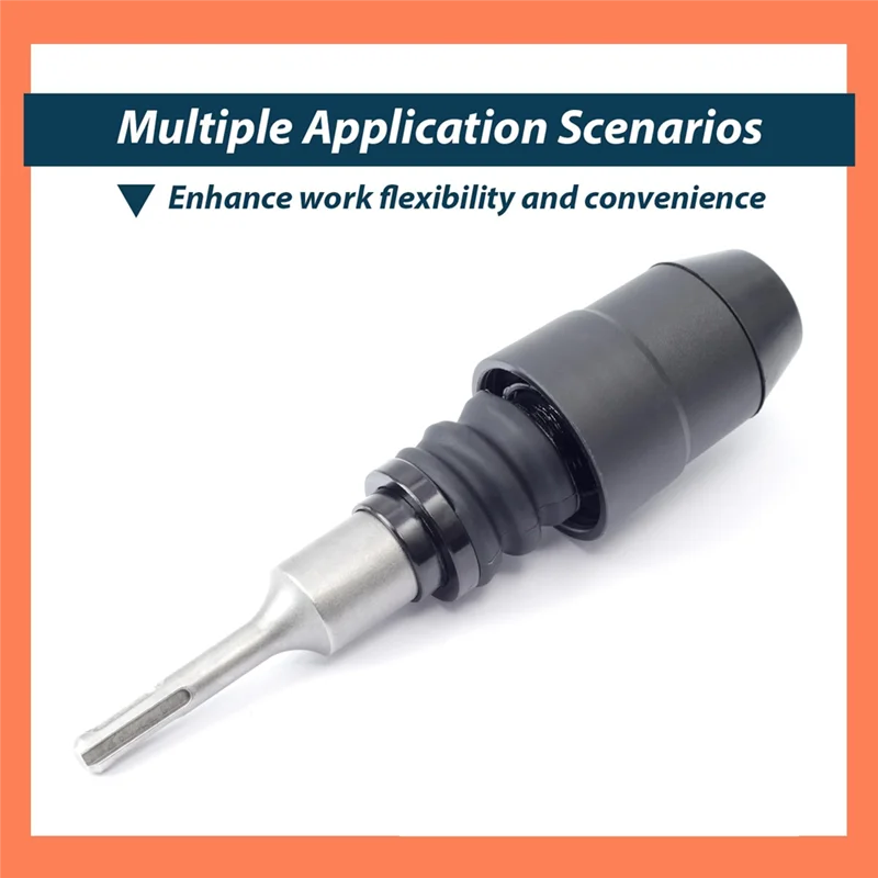 Adapter For SDS-Plus To SDS-Max 8-1/4 Inches Long Compatible With Rotary Hammer Alloy Steel Adapter-LICG