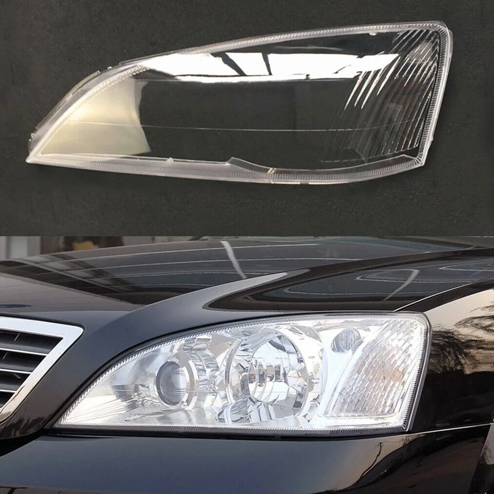 Tampa do Farol Transparente para Ford Mondeo 2004-2007, Head Light Shade, Lâmpada Abajur Shell, Lente de Vidro, Acessórios, Esquerda