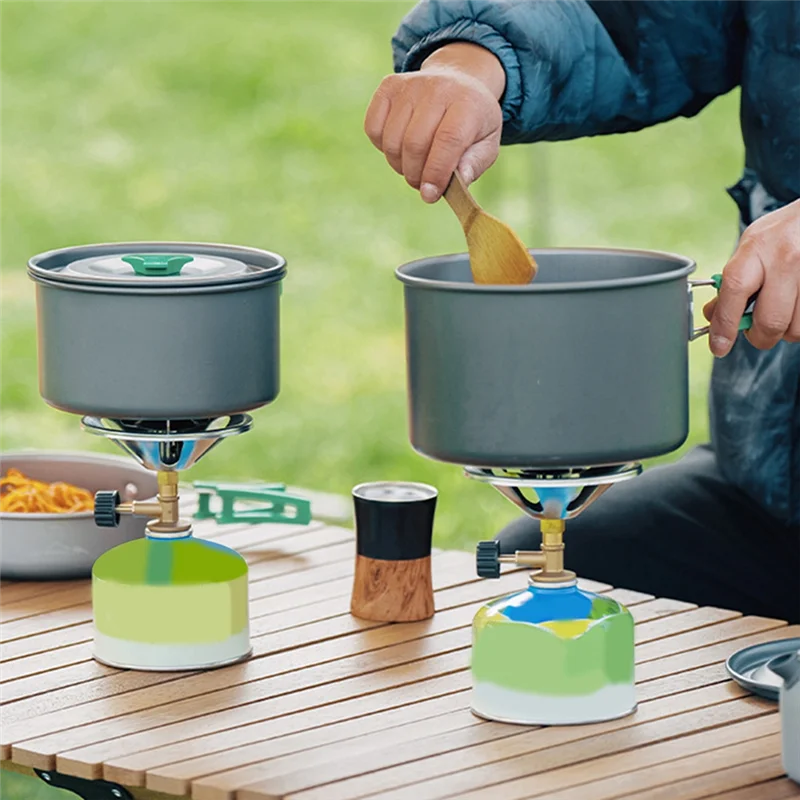 A69eoutdoor Gas Burner Windproof  Portable Folding Ultralight Split Gas Stove Tourist Equipment For Picnic