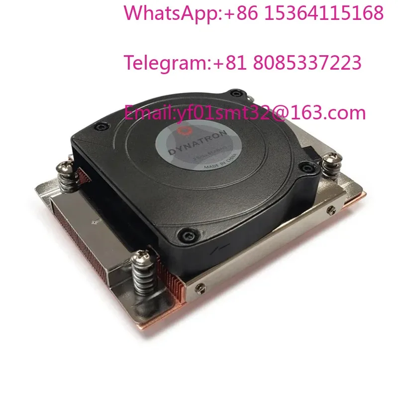 A45 1U Chassis AMD AM4 Server CPU Cooler All Copper Temperature Controlled Heat Sink Fan Industrial Control Server Cooling