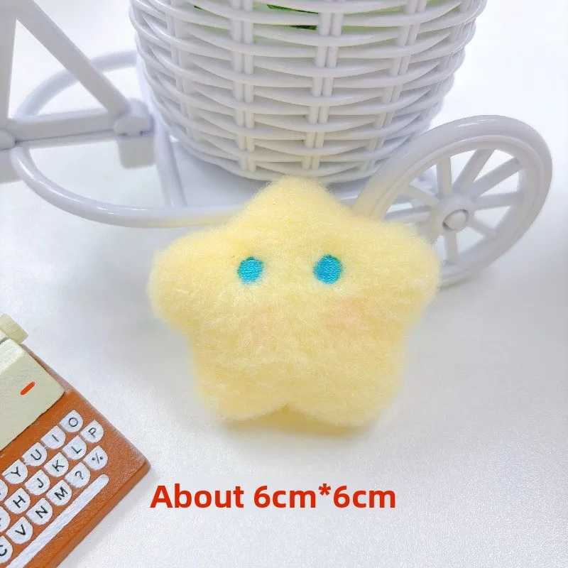 激安セール DIY 可愛いぬいぐるみ 月 星 ペンダント キーホルダー スマホストラップ バッグ飾り ペンダント  オリジナルアクセサリー ヘア飾り