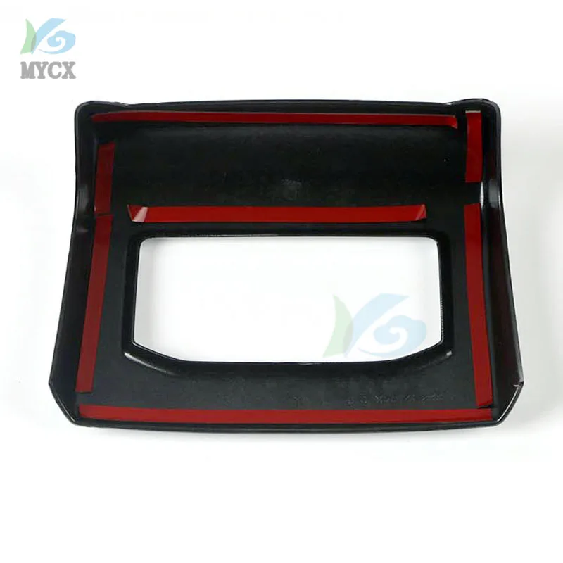 ل Volkswagen VW ID.4X ID.4 CROZZ 2021 2022 ABS مسند ذراع السيارة صندوق خلفي مكيف الهواء منفذ غطاء إطاري القوالب الداخلية #6