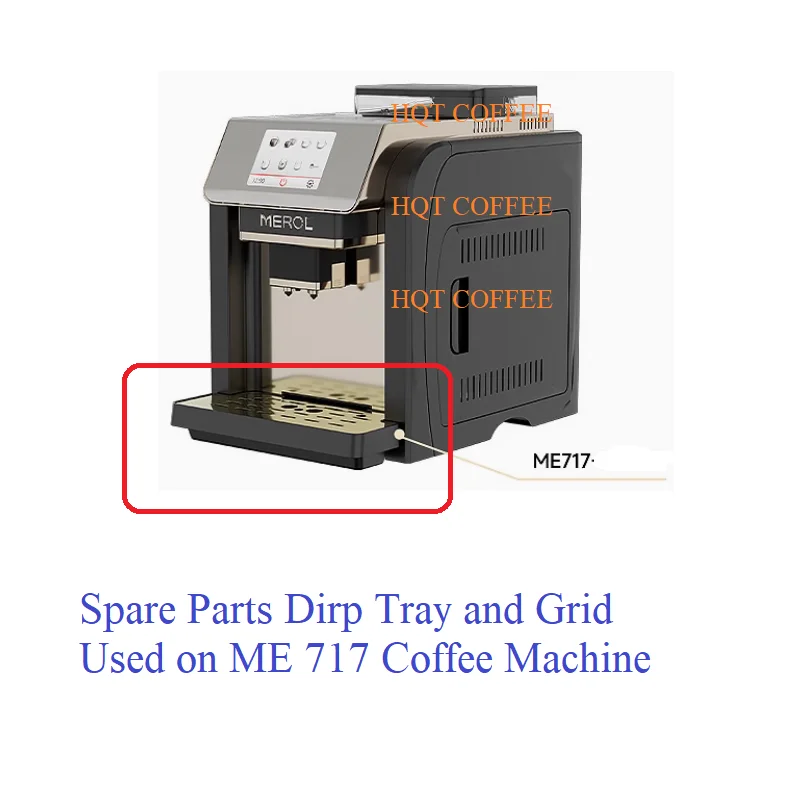 REPUESTOS para cafetera MEROL ME-717, contenedor/caja/rejilla de agua residual, accesorios para cafetera