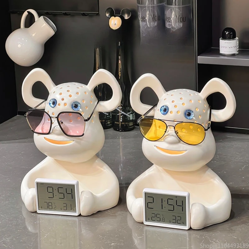 

Luxe Chrono Decor - Modern Digital Clock for Entryway & Bedroom