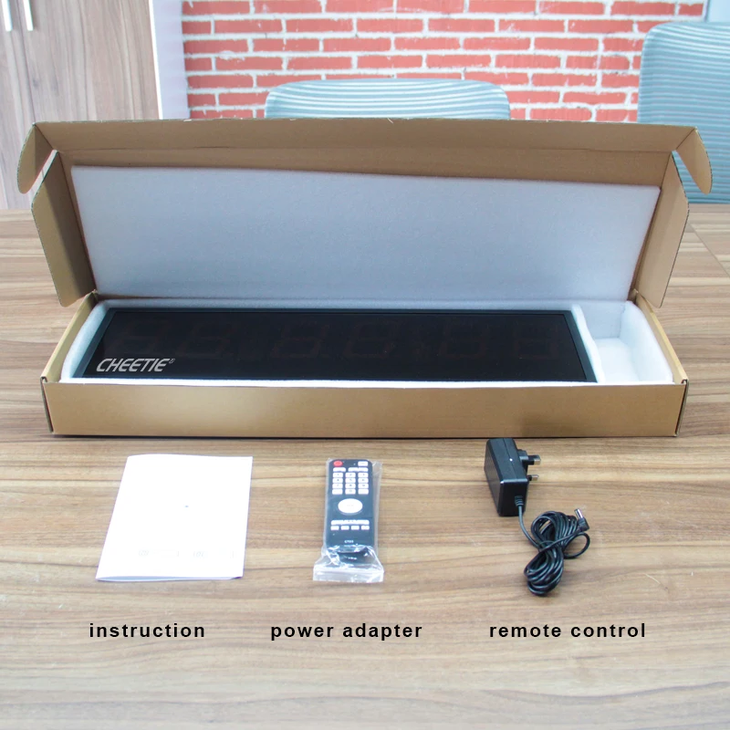 

CHEETIE CP50C Профессиональный цифровой таймер обратного отсчета для коммерческих тренажерных залов, популярные часы для кроссфита