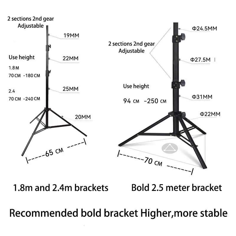 Thinyou-pantalla de proyección DE DOBLE soporte de poliéster, accesorio plegable y portátil, montaje en pared, 16:9, para acampar al aire libre