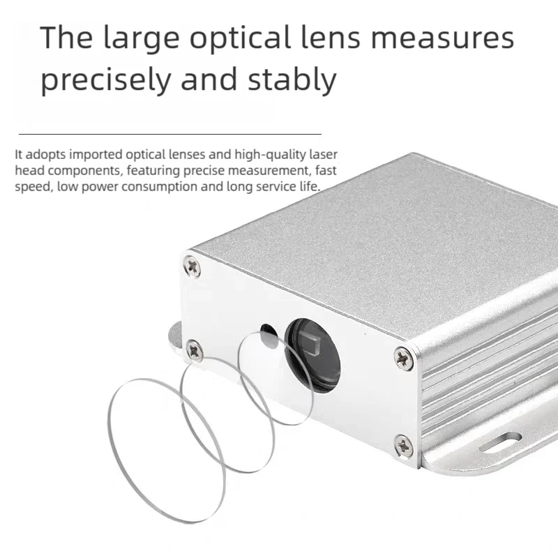 Laser rangefinder sensor industrial module high-precision TTL/485/RTU 4-20mA 0-10V analog quantity