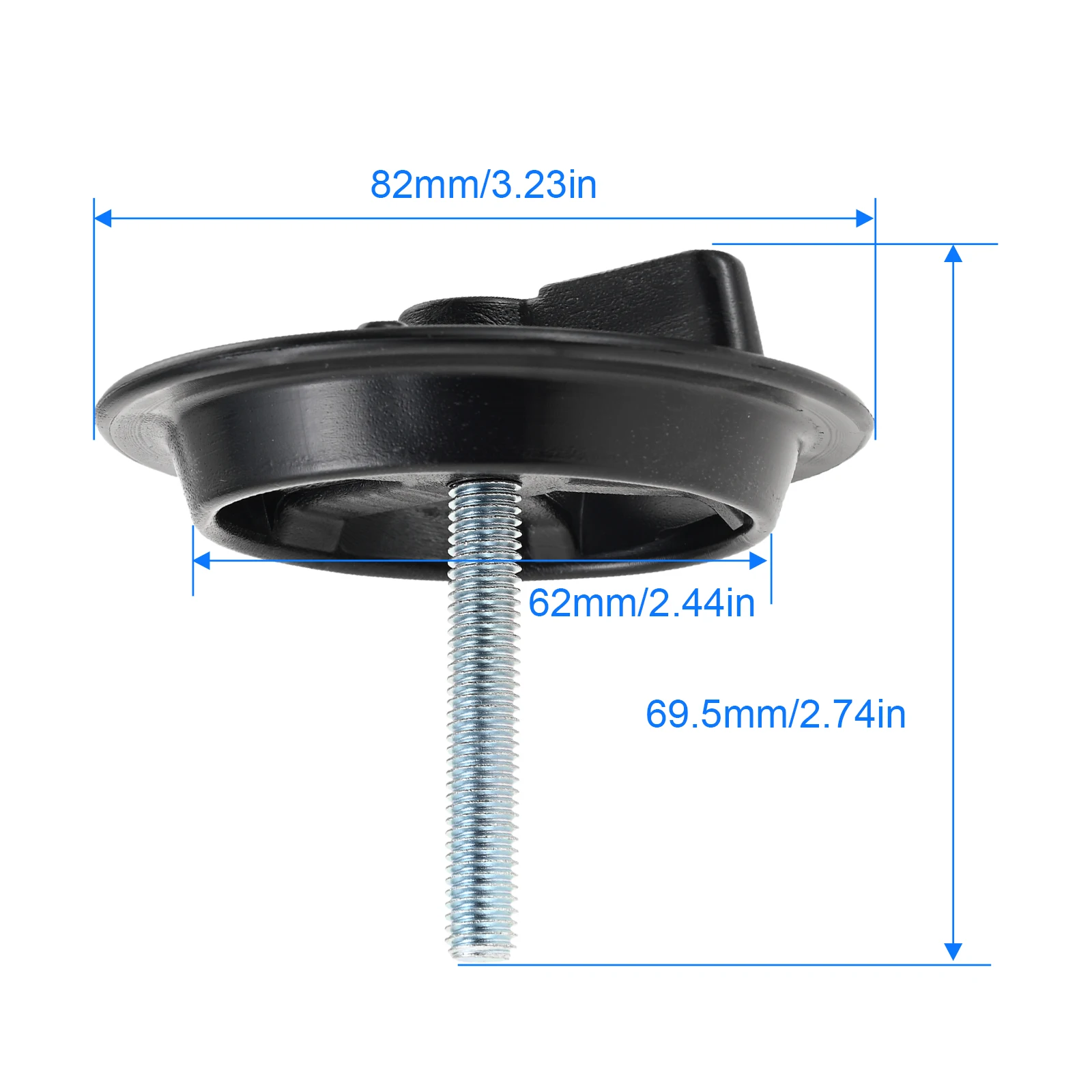 

1Pc Black Spare Tire Hold Down Clamp Screw 6285028510 Spare Tire Hold Down Bolt Retainer Clamp Screw For Kia Cerato Forte Optima