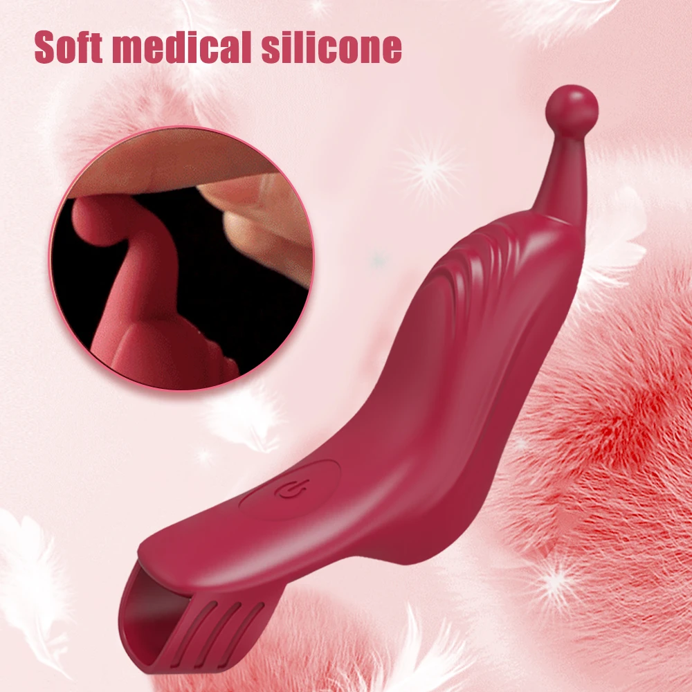 Silicone Vibrator for Women Finger Sleeve G Spot Orgasm Clitoris Stimulator Female Vibrators Goods for Adults 18 Sex Toys