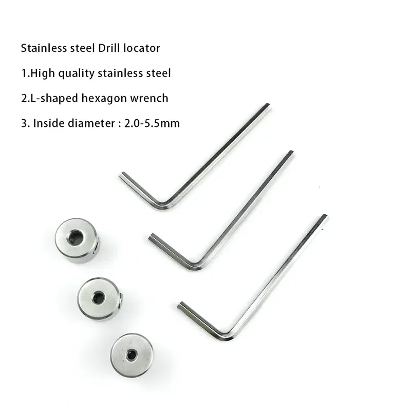 Stainless Steel 2.0mm-4.5mm Drill Stopper Collars Ring Positioning Stop Ring Drilling L-shaped Hexagon Wrench Orthopedic Tool