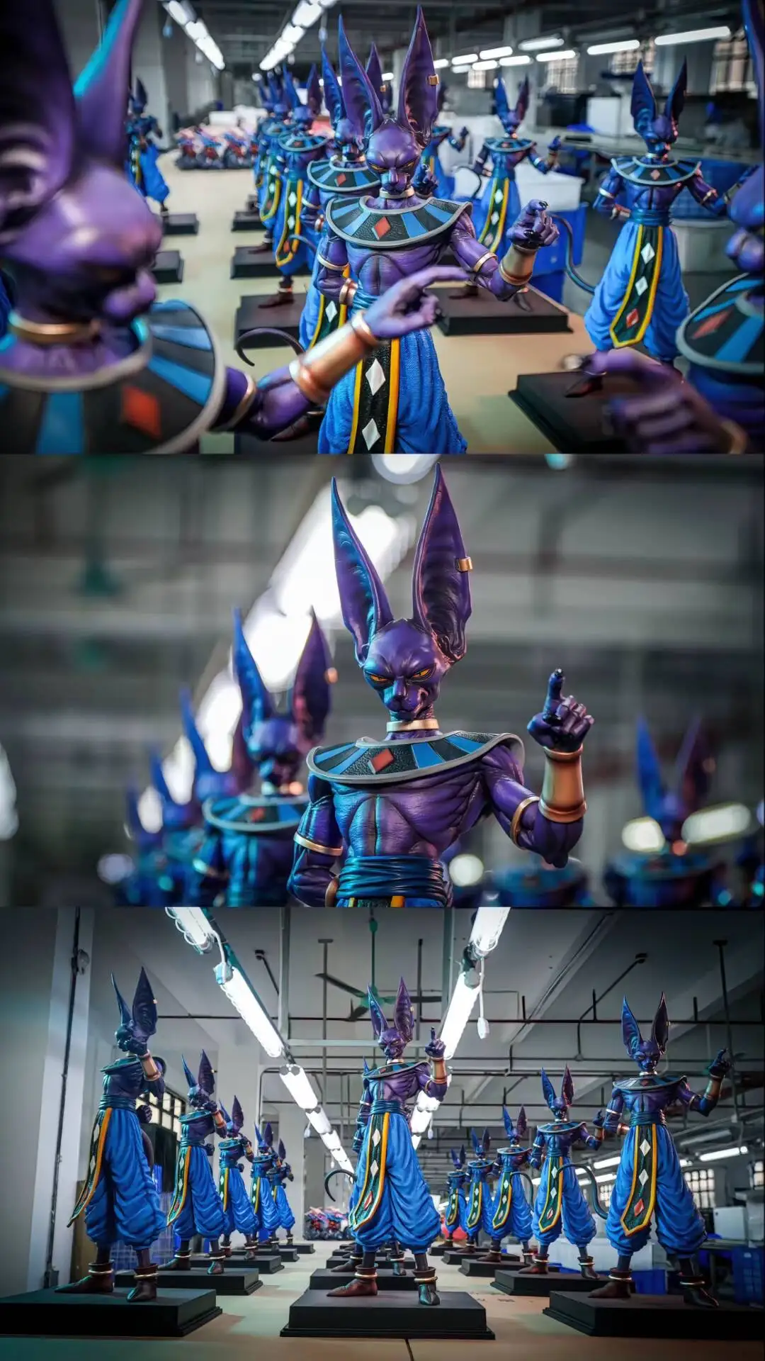 AUF LAGER JT Spielzeug 53 cm Dragon Ball Beerus Anime Figur Beerus Götter der Zerstörung Figuren PVC Statue Sammlung Modell geschenk Spielzeug
