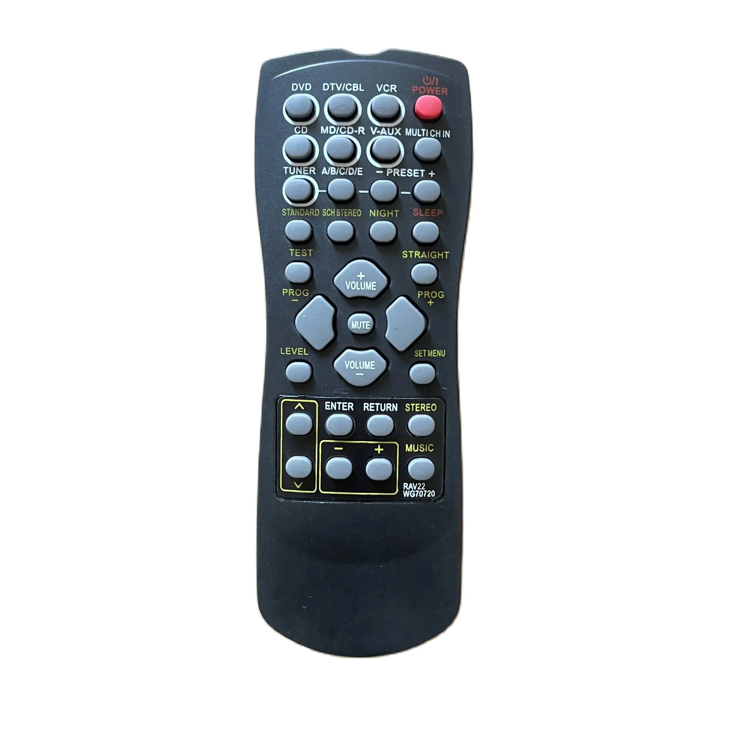 Replacement Remote Control for Yamaha R-V1105 R-V902 DSP-AX620 YHT-22 AV A/V Receiver