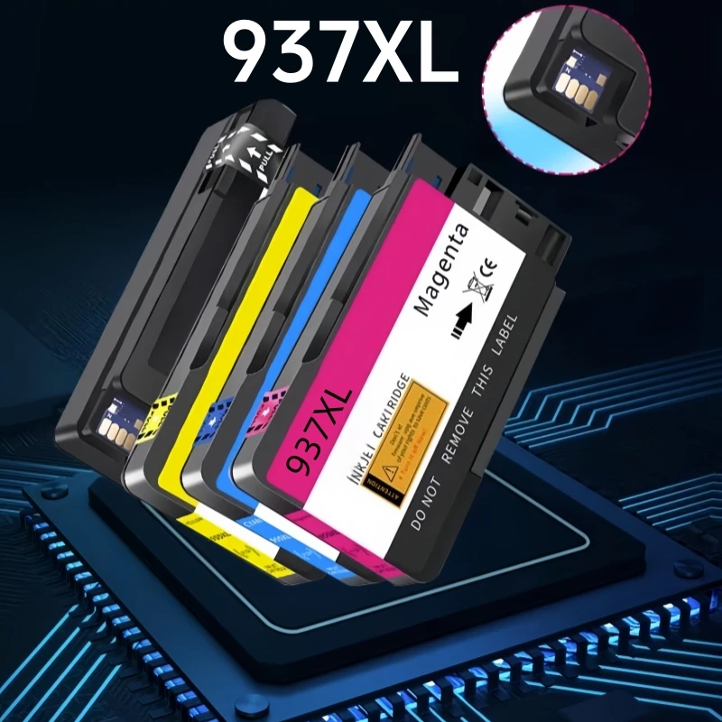 937 937E 937XL Ink Cartridge Compatible for HP Officejet pro 9110B 9120B 9130b 9720 9730 9110e 9120e 9130e 9720e 9730e printer