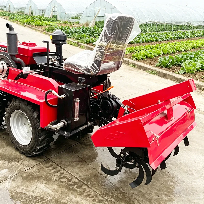 

Customized Customized Orchard & Garden Use Wheel Rotary Tiller, Four Wheel Tractor & Small Micro Tiller