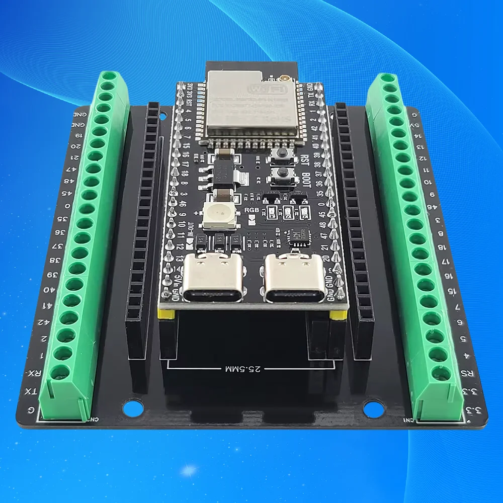 yZ[zESP32 S3 J{[h gA_v^Lbgt 2.4G Wifi BT W[ MCU ESP32-S3WROOM1 N16R8 44Pin Type-C ESP32-S3