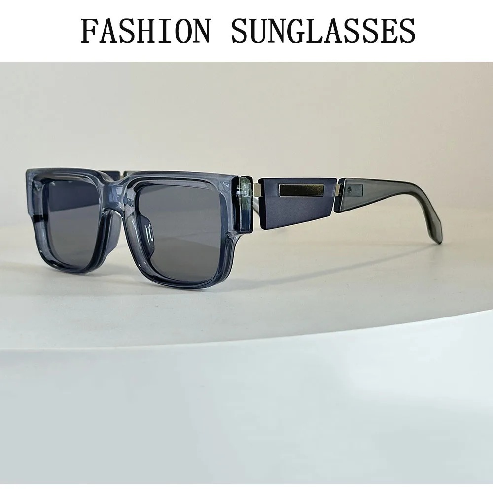 Quadratische Sonnenbrille für Herren, Vintage-Luxus-Sonnenbrille für Damen, 2025, Retro-Mode, Brille, Urlaub, Gafas De Sol Hombre, Lunette Soleil Femm – Detail 8