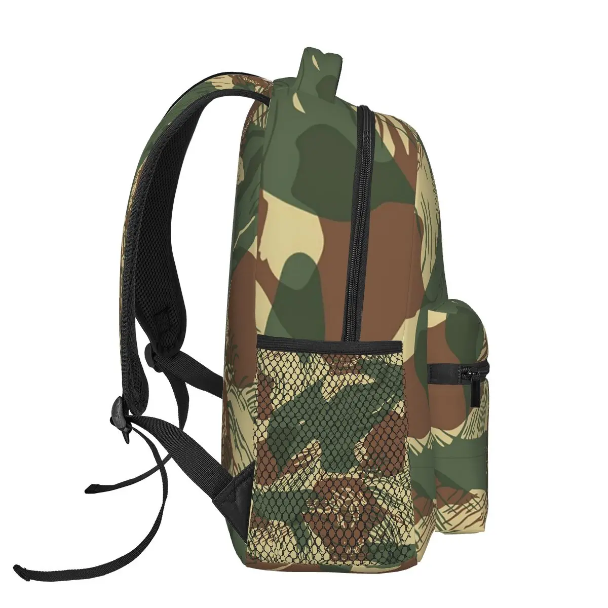 Rhodesian Brush Stroke Camouflage Backpacks Boys Girls Bookbag Children School Bags Kids Rucksack Shoulder Bag Large Capacity