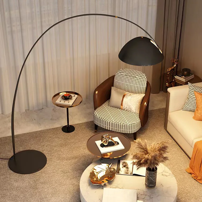 Imagem -02 - Nordic Luxury Iron Fishing Luz Wraps e Wars Sala Sofá Canto Atmosfera Lâmpada Art Floor Lamp Design Minimalista