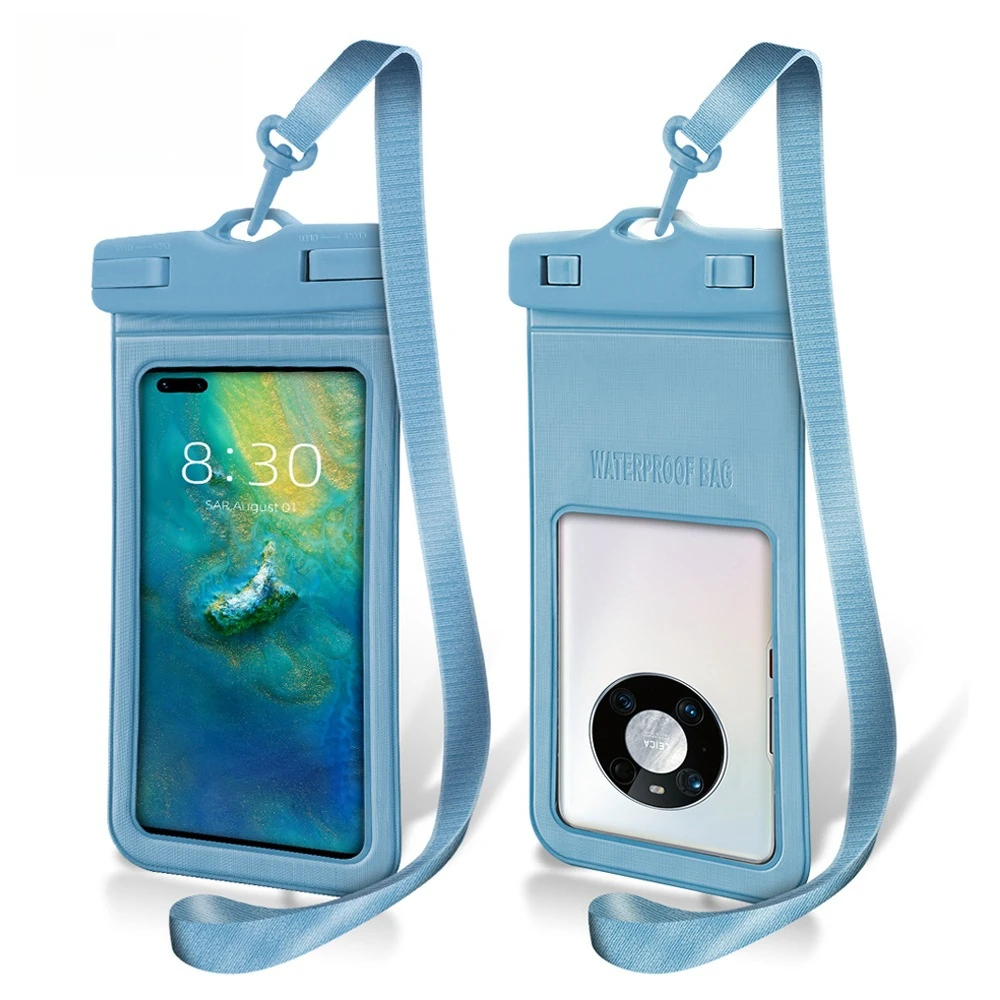 

Outdoor rafting diving swimming mobile phone waterproof case protective case new large transparent mobile phone waterproof bag