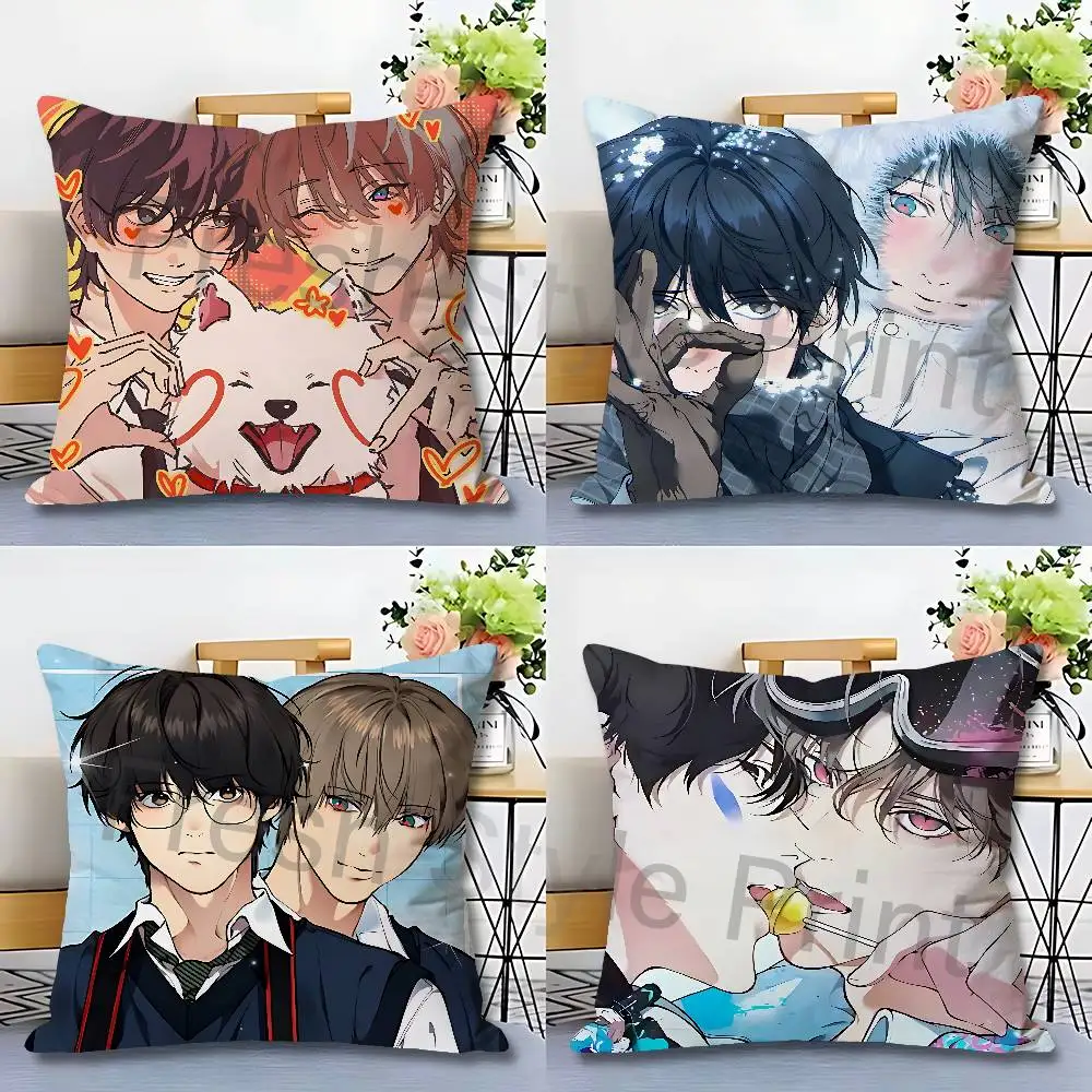 

Manga L-Lost In The C-Cloud Anime Celebrity Merchandise All-Match Printed Pillow Case Sofa Car Office Room Decoration Protector