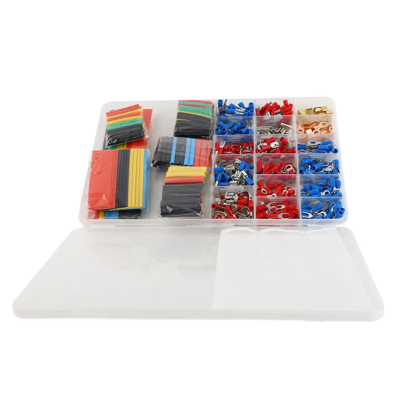 678PCS Car Cable Wire Electrical Set 350PCS Terminals Connectors + 328PCS 2:1 Shrinkable Tube Heat Shrink Tube With Assorted Box