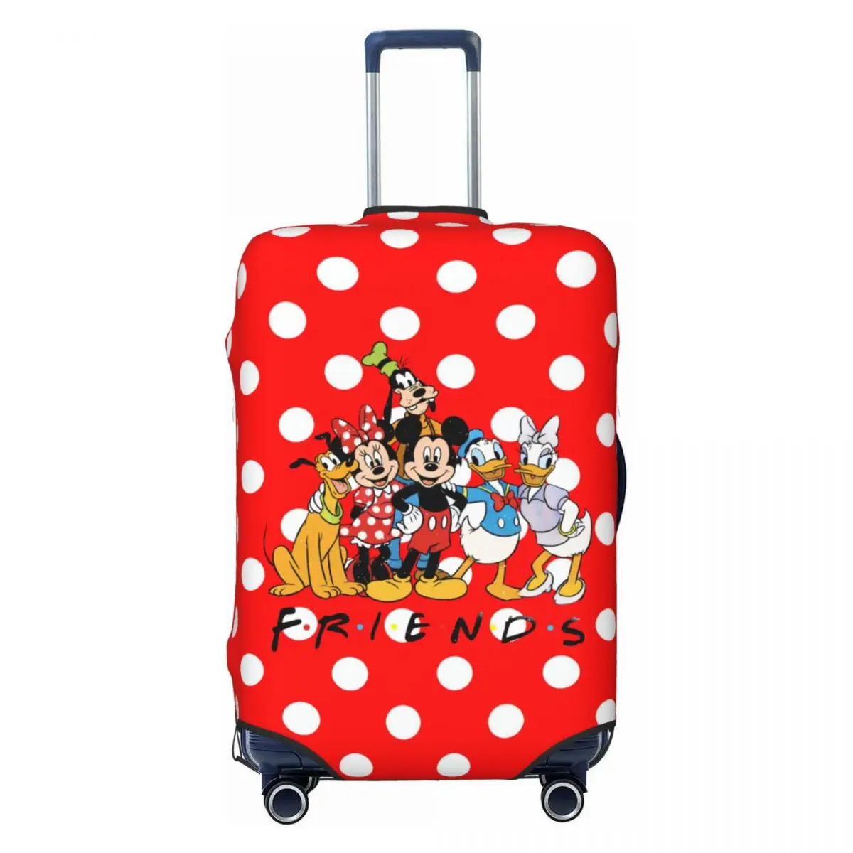 

Cute Friends Mickey Minnie Luggage Cover Protector Elastic Cartoon Mouse Travel Suitcase Covers