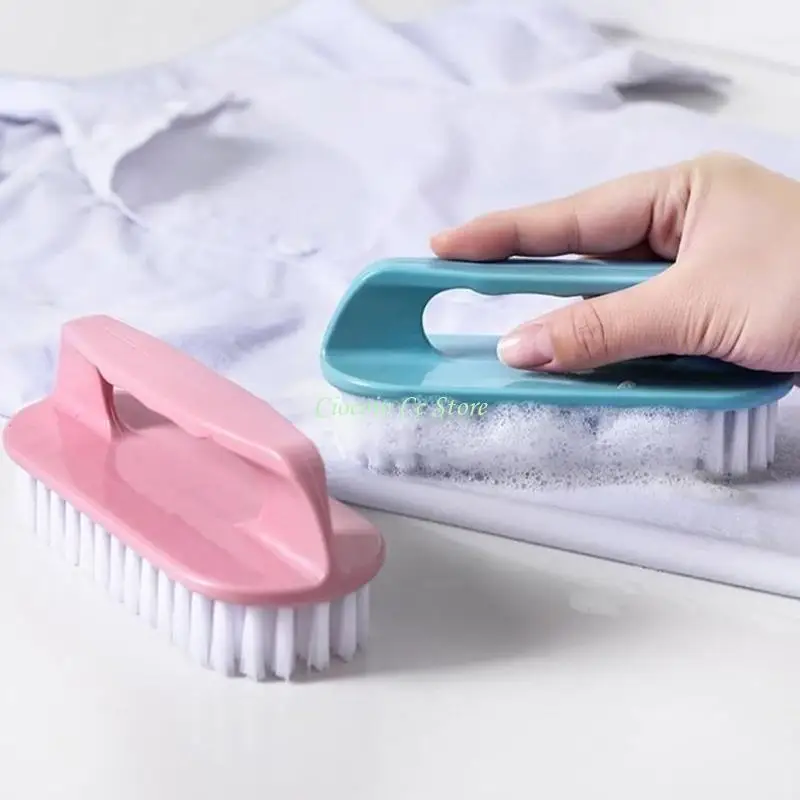 X90F Shoe Washing Laundry Brush with Handle Soft Bristles Cleaning Artifact