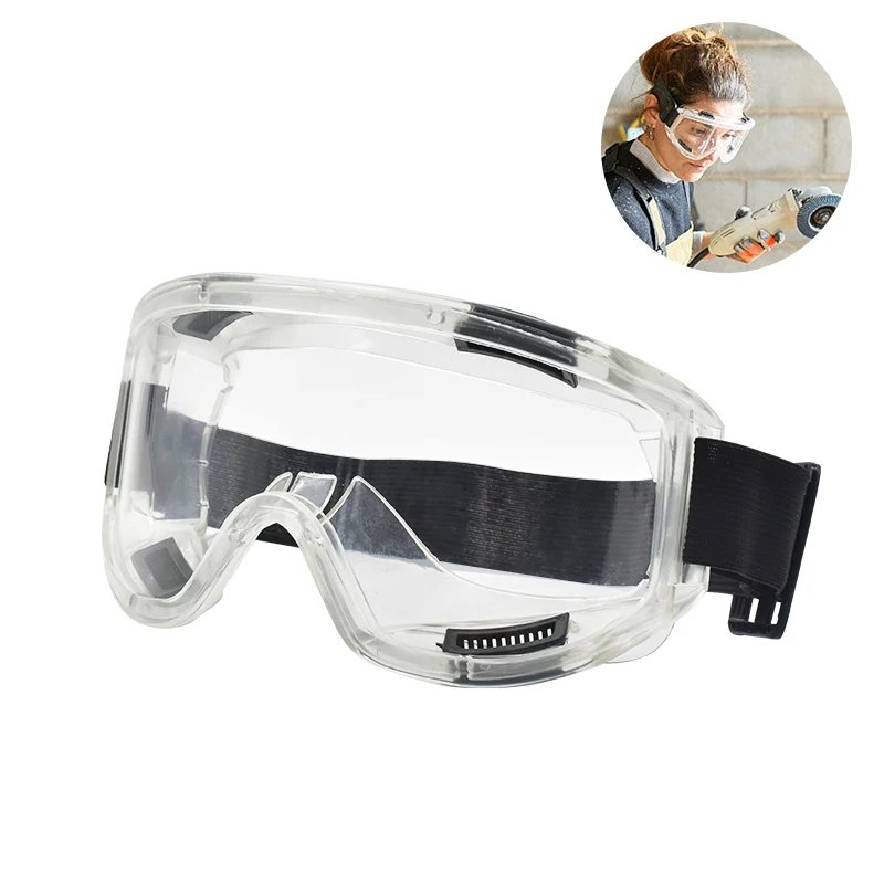 Safety Goggles Anti-Splash Dustproof Work Laboratory Glasses Eye Protection Industrial Research Safety Glasses Clear Lenses