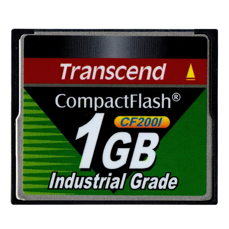 Carte CF industrielle originale Transcend CF 1G 1 Go pour équipement industriel, résistance aux chocs et élevée + TS1GCF200I