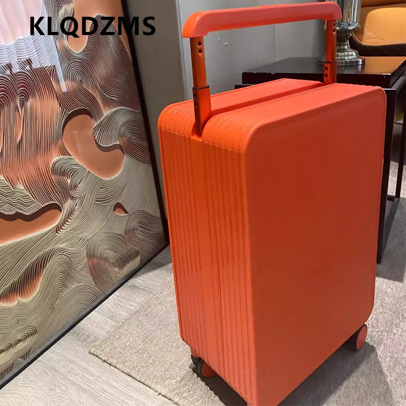 

KLQDZMS Travel Luggage 20"24 Inch Boarding Box PC Trolley Case Men's Password Box High Quality Women's with Wheels Suitcase