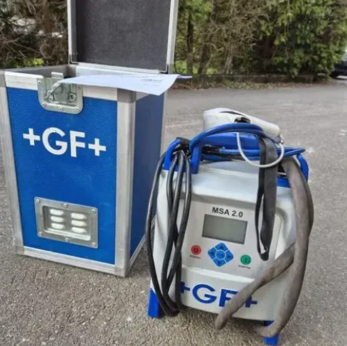 Georg Fischer MSA 2.1 Barcode-Scan/Protocol-Storage Automatic-Electrofusion-Unit Aluminum-500-Logs-Water-Treatment USA Equipment