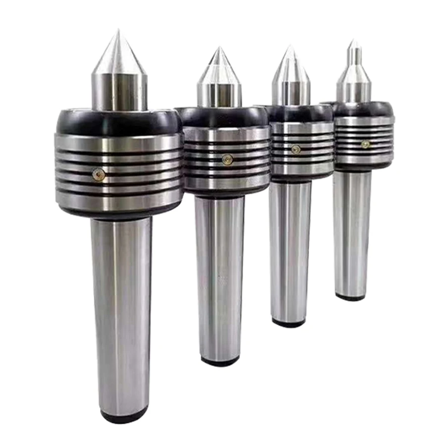 ความแม่นยำสูง0.005 Live โรตารี่กลาง MT2 MT3 MT4เครื่องกลึง CNC Movable Tailstock โลหะผสม Thimble Morse เหล็ก Centre เครื่องมิลลิ่ง