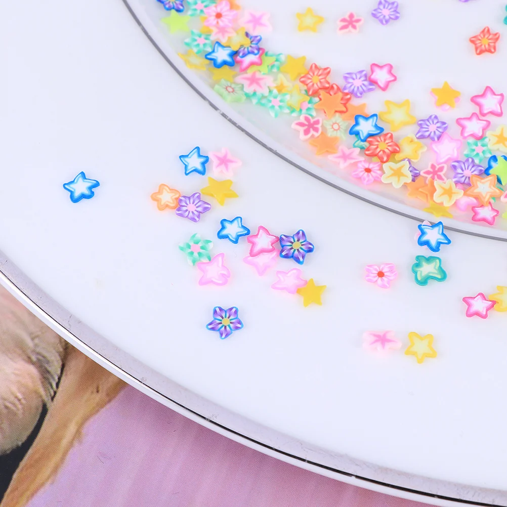 2000Pcs DIY Nail Art Decorations Colorful Clay Slices for Manicure Tips Cute Design Fingernails Protection Woman Beauty Tools