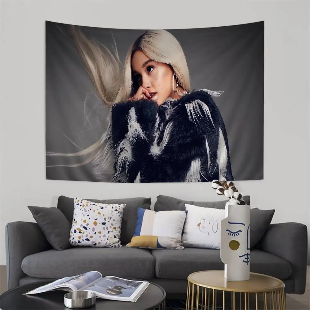Pop Singer A-Ariana G-Grande Hanging Bohemian Tapestry Hanging Tarot Hippie Wall Rugs Dorm Wall Hanging Home Decor