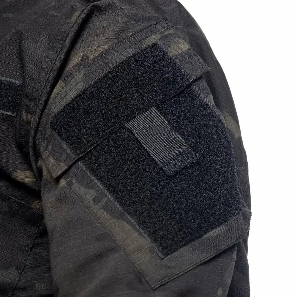 Uniforme tattica Multicam Abiti neri Attrezzatura da esterno da uomo Uniforme da caccia Softair Abbigliamento Uniformi militari Abbigliamento militare