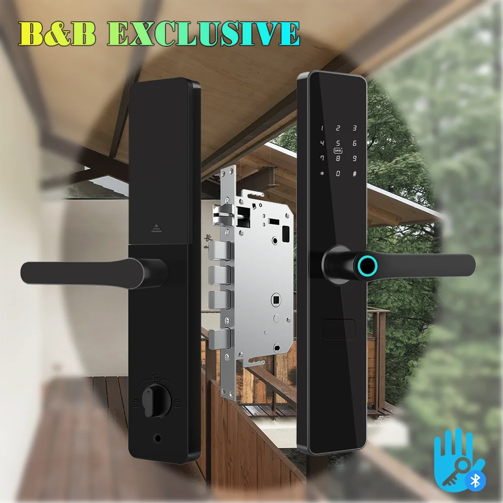 

2024 New TTLock App Smart Door Lock Digital Electronic Biometric Fingerprint Locks Smart Home