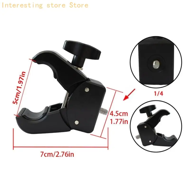 Robuste, multifunktionale Super-Krabbenklemme, 1/4-Zoll-Schraubgewinde-Adapter 55KC – Detail 6