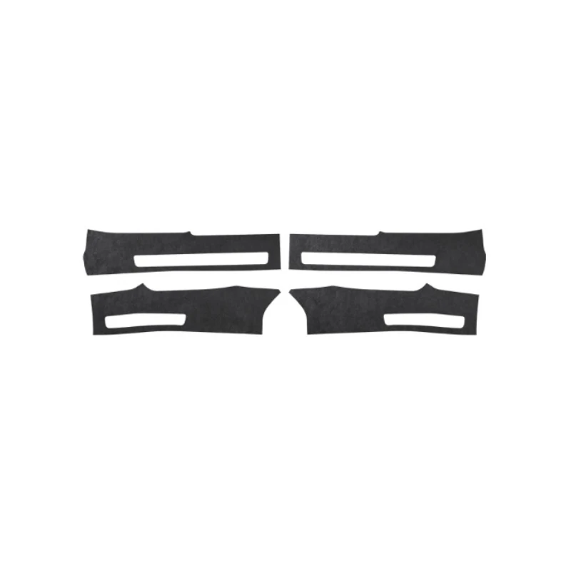 For ZEEKR 7X 2025 Suede Door Sill Protective Cover Stickers Car Interior Styling Door Sill Anti-kick Protective Stickers