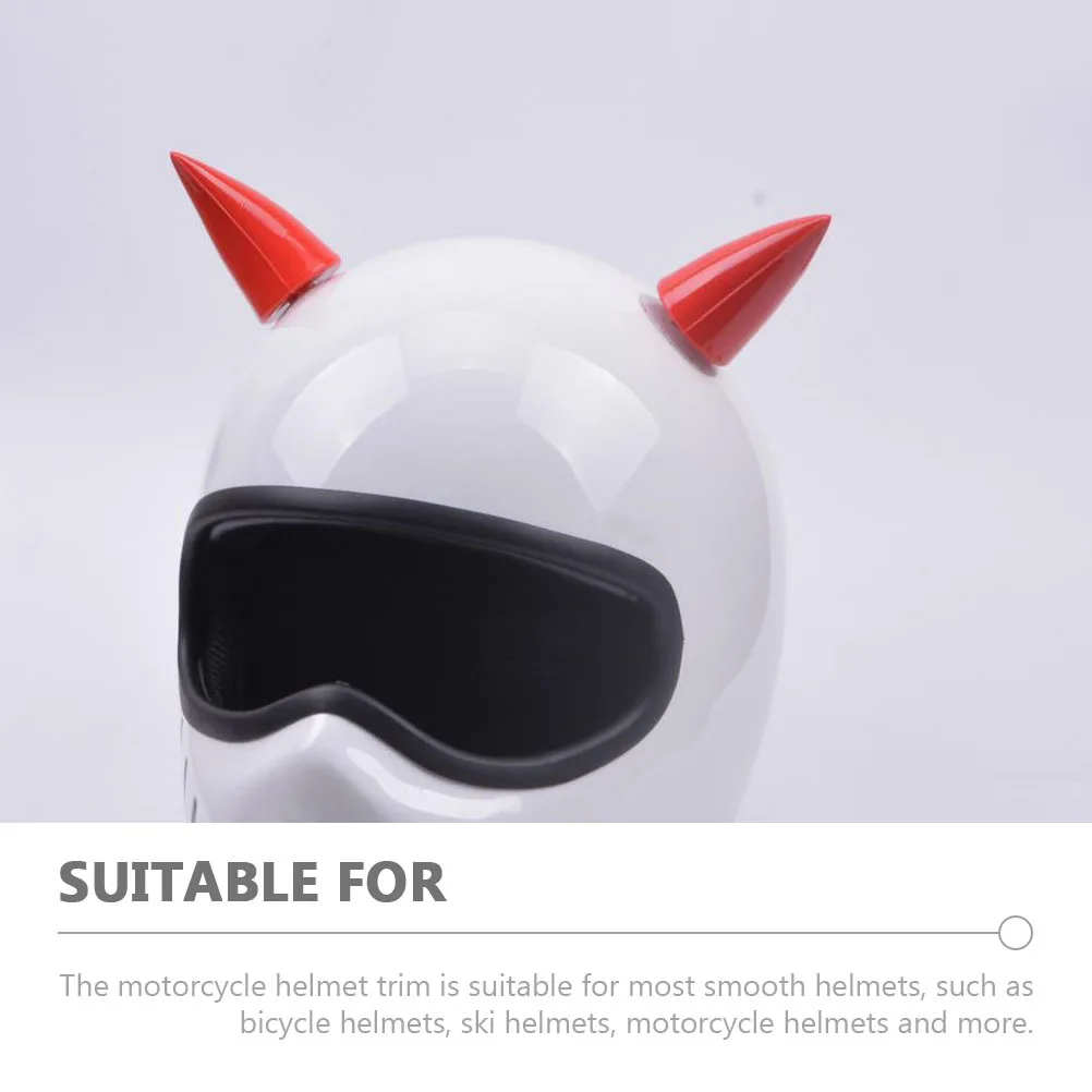 

4pcs Motorcycle Decorative Demon Horns Suction Cup Adhesive Accessories For Bike Accessory For Ski Ski Use