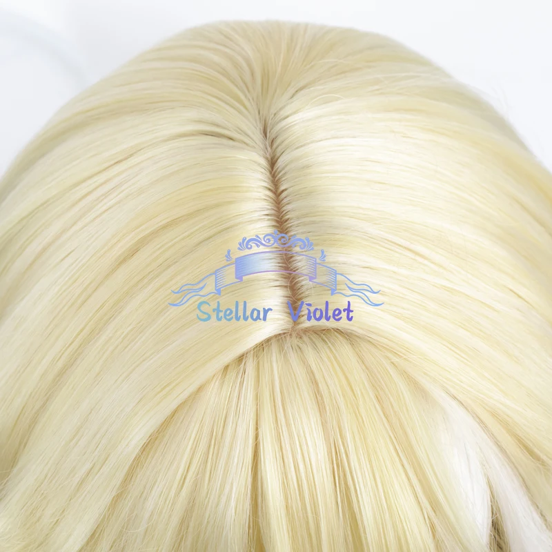 ميكانيكي تريسي ريزنيك شعر مستعار تأثيري مقاومة للحرارة لعبة الهوية الخامس ميكانيكي تأثيري بيروكات صناعية 32 سنتيمتر شعر مستعار بني/ذهبي هالوين