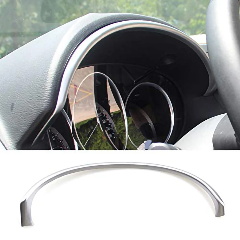 For Mazda Cx-5 Cx5 2013 2014 2015 2016 Chrome Interior Instrument Dashboard Panel Trim Cover Bezel Strip Molding Garnish