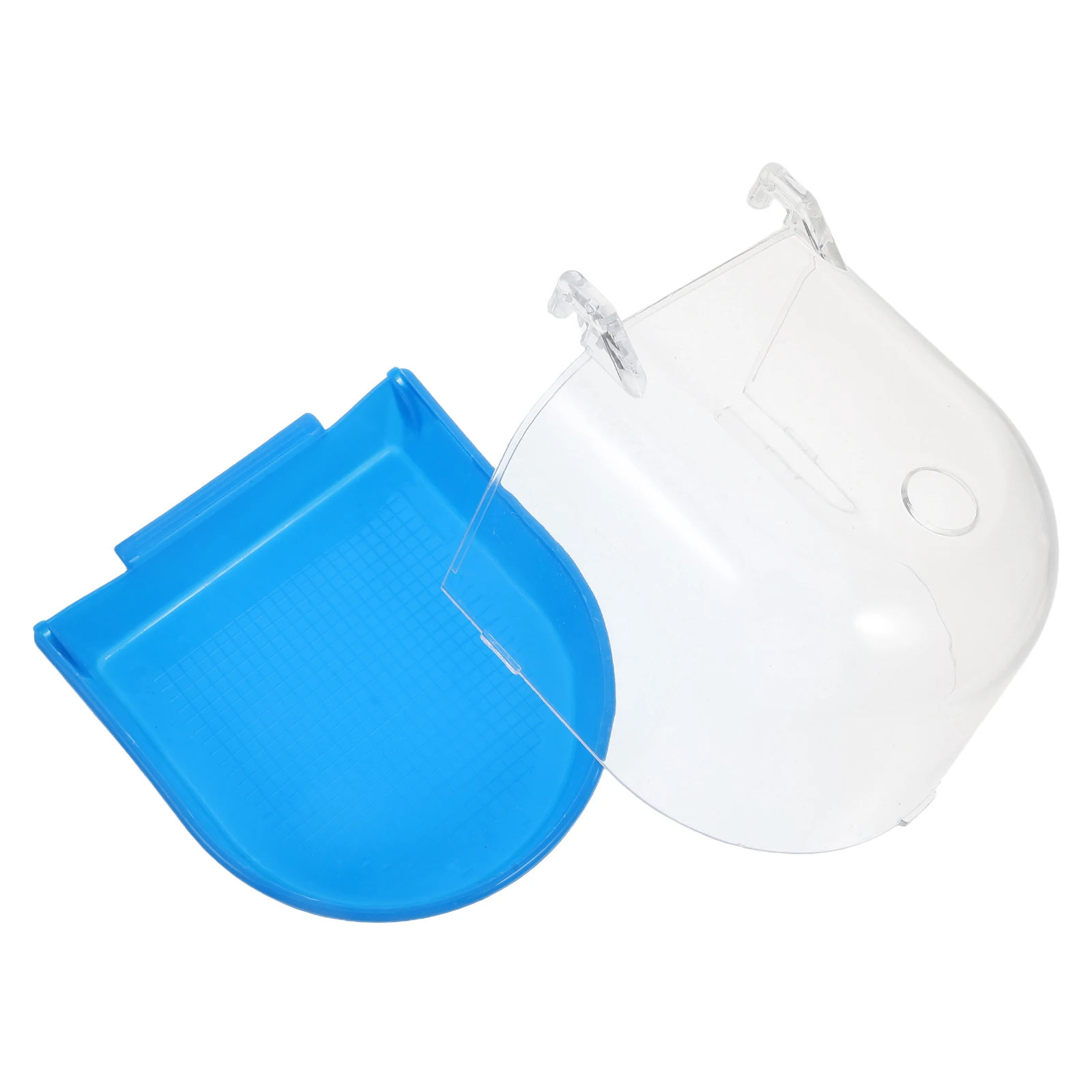 

Multifunctional Box Cage Parrot Bathing Tub Small Bird Bathtub Parakeet Bath Accessories Easy Clean Abs Material Portable