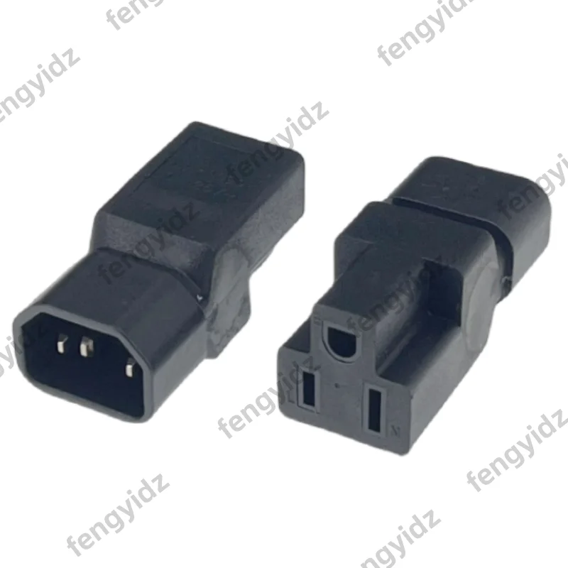 fengyidz IEC 320 C14 to Nema 5-15R AC adapter,IEC 3Pin Male to US Female Computer room server power conversion adapter AC PLUGUE