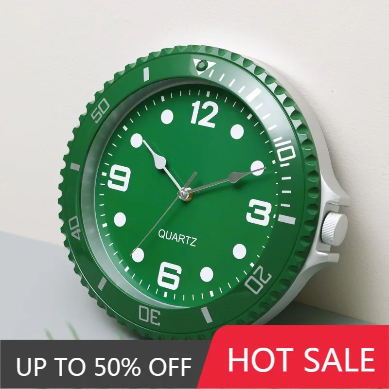 Simple Wall Clock Silent Retro Quartz Clocks Nordic Luxury Design Wall Hanging Clocks Morden Aesthetic Household Decoration